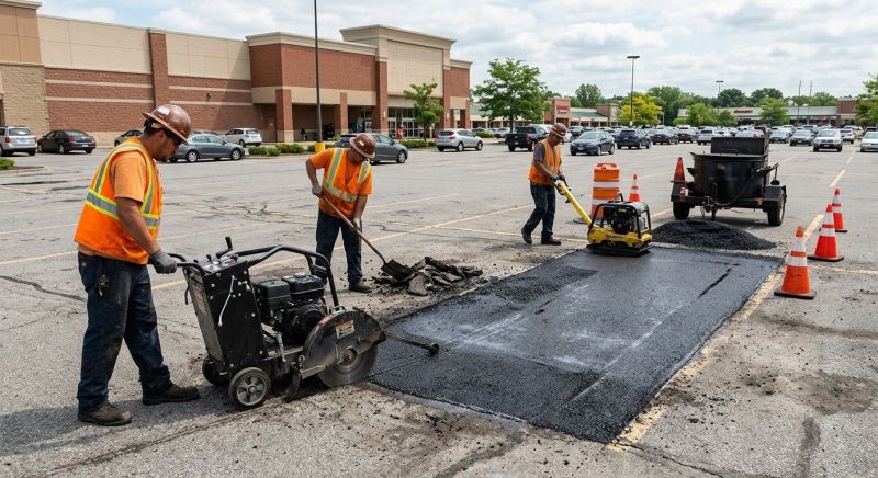 Asphalt Parking Lot Repair in Hilton Head Island, SC