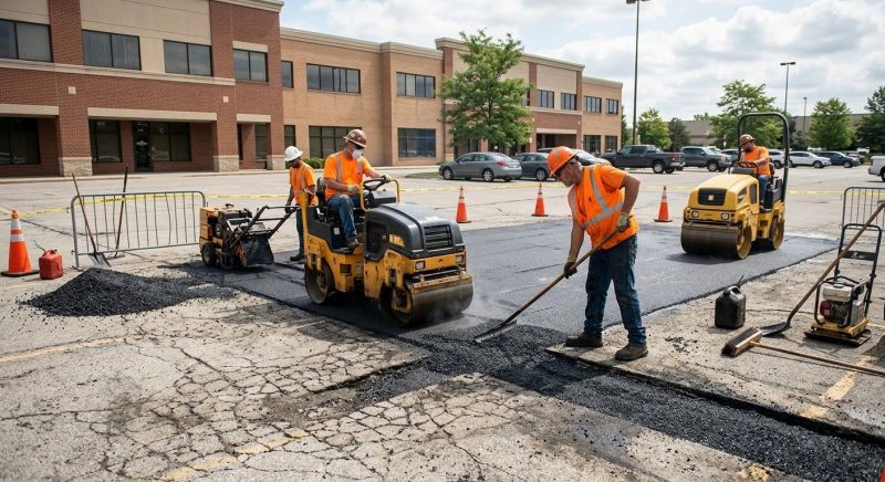 Asphalt Parking Lot Repair in Little Rock, AR