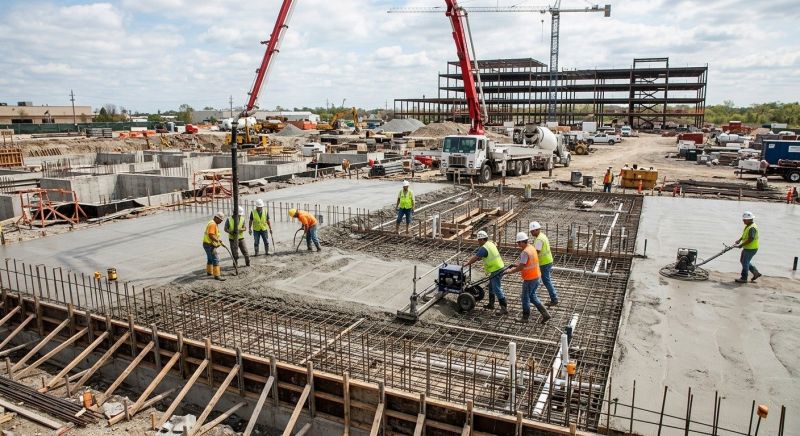 Commercial Slab Construction in Waldorf, MD