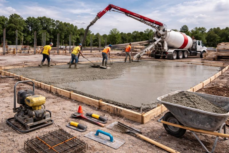 Commercial Slab Construction in Staten Island, NY