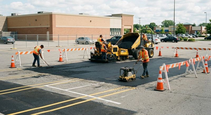 Parking Lot Repair in Savannah, GA
