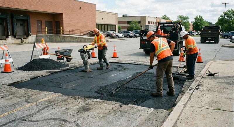 Parking Lot Repair in Los Angeles, CA